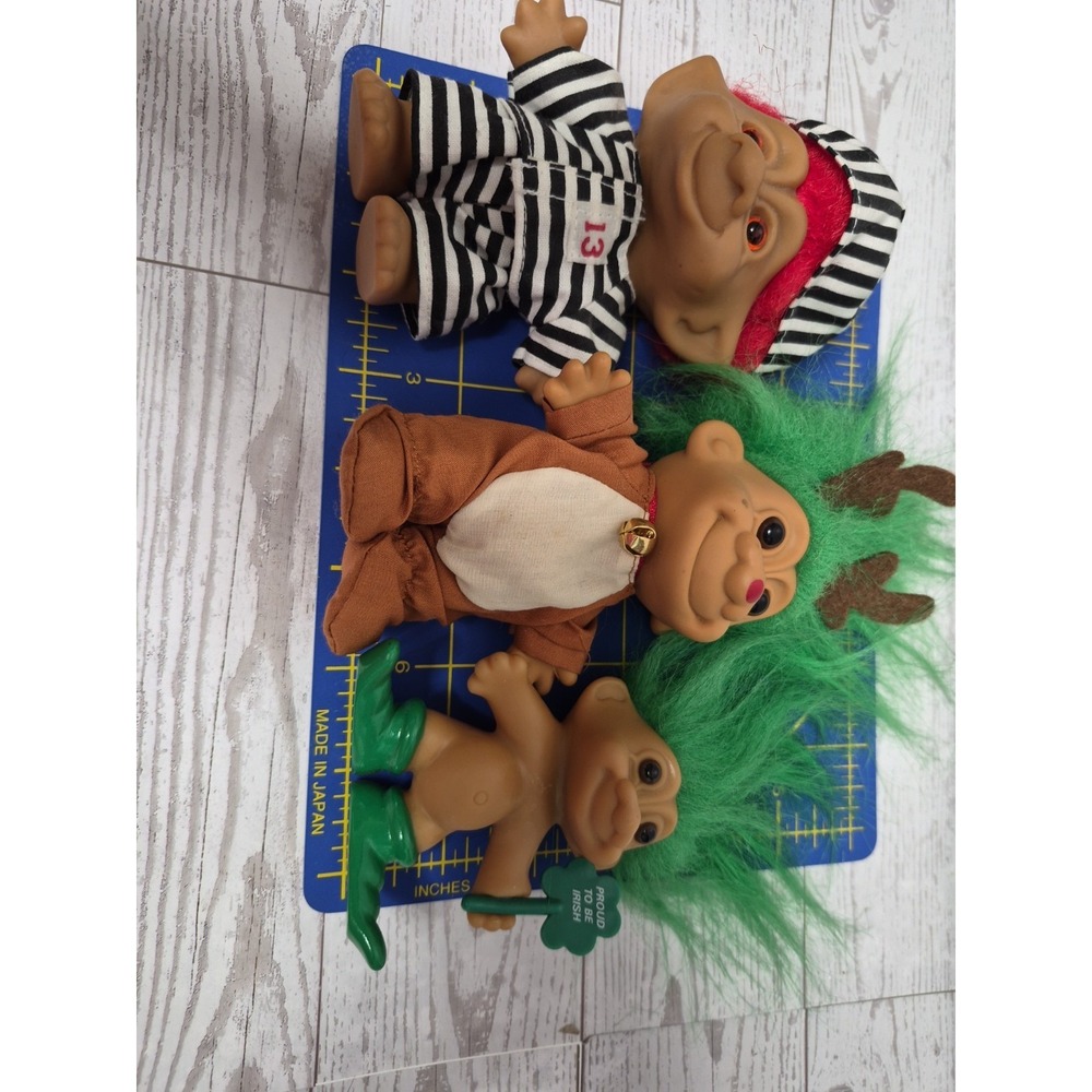 Lot Of 3 Small Size Trolls